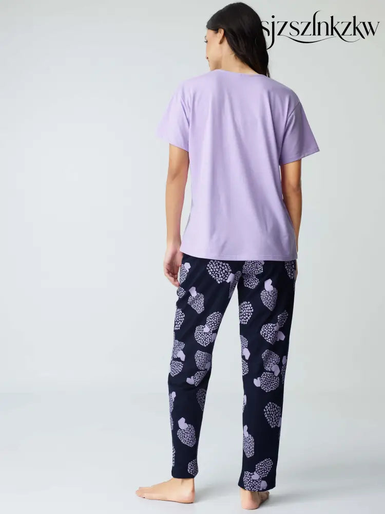 Tropical Fruit Cotton Knits PJ set - Top Pajama