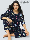 Tropical Safari Cotton Knits PJ Set - Top Pajama